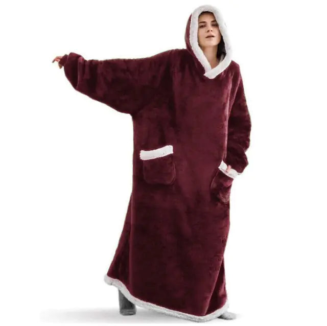 Blanket Sweatshirt Towed To Adventure