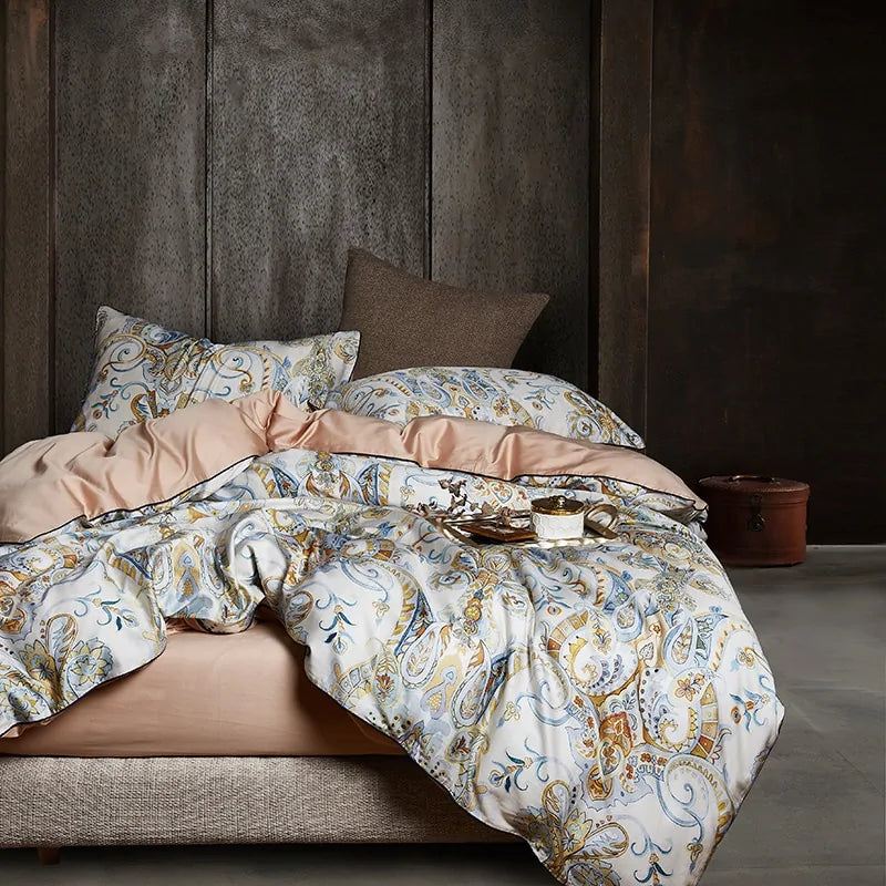 Premium Egyptian Cotton Silky Soft Duvet Cover Set Towed To Adventure