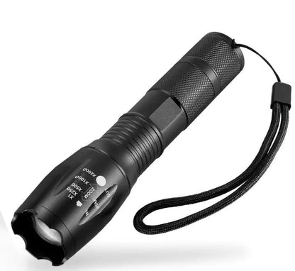 Portable Mini Flashlight LED ZOOM Torch Hunting Zoomable Flashlight Torch Light Towed To Adventure