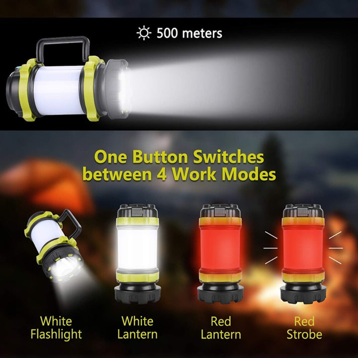 BossLamp Camp Lantern: Dual Light, Dual Power Towed To Adventure