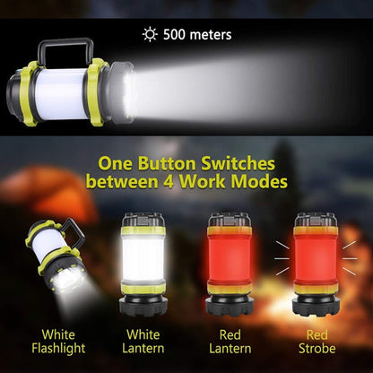 BossLamp Camp Lantern: Dual Light, Dual Power Towed To Adventure