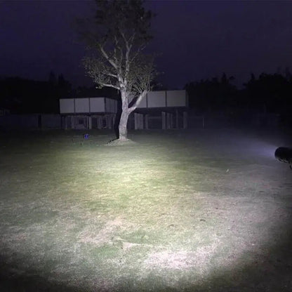 Super Bright 90000LM LED Tactical Flashlight Zoomable With Rechargeable Battery Towed To Adventure