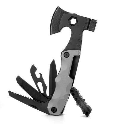 Outdoor Multifunctional Axe Camp Hammer Fire Lifesaving Axe Towed To Adventure