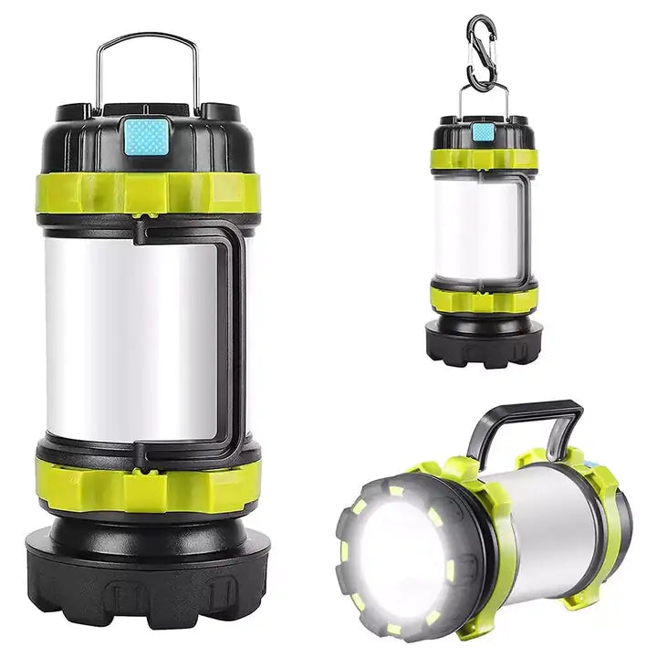 BossLamp Camp Lantern: Dual Light, Dual Power Towed To Adventure