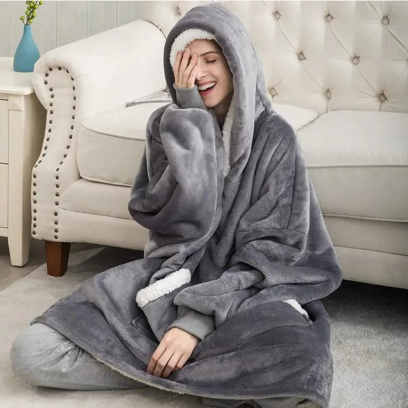 Sleeved Blanket Robe