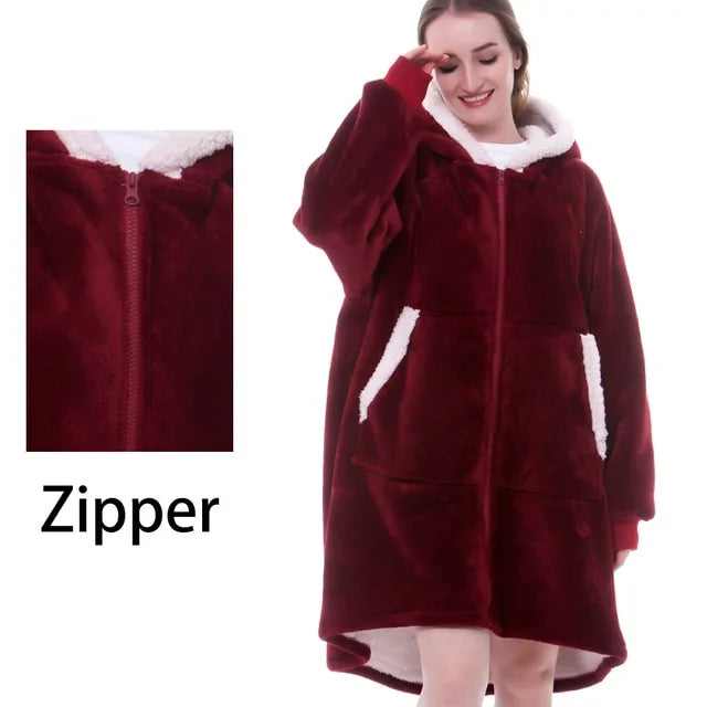 Sleeved Blanket Robe